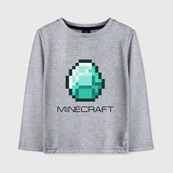 Детский лонгслив Minecraft Diamond