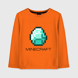Детский лонгслив Minecraft Diamond
