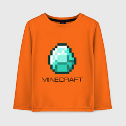 Детский лонгслив Minecraft Diamond