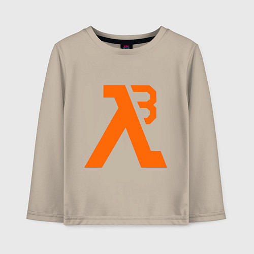 Детский лонгслив Half-Life 3: Orange / Миндальный – фото 1