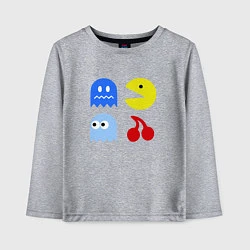 Лонгслив хлопковый детский Pac-Man Pack, цвет: меланж