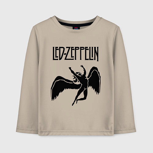 Детский лонгслив Led Zeppelin Swan / Миндальный – фото 1