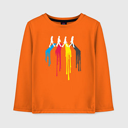 Лонгслив хлопковый детский Abbey Road Colors, цвет: оранжевый