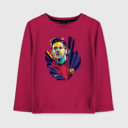 Детский лонгслив Messi Art