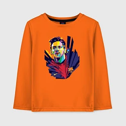 Детский лонгслив Messi Art