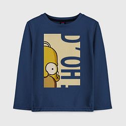 Детский лонгслив Homer Doh!