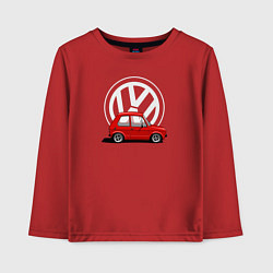 Лонгслив хлопковый детский Golf mk I, цвет: красный