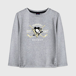 Детский лонгслив Pittsburgh Penguins: Est.1967