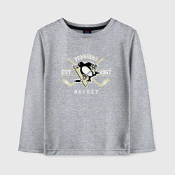 Детский лонгслив Pittsburgh Penguins: Est.1967