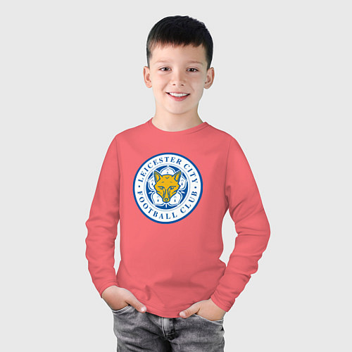 Детский лонгслив Leicester City FC / Коралловый – фото 3