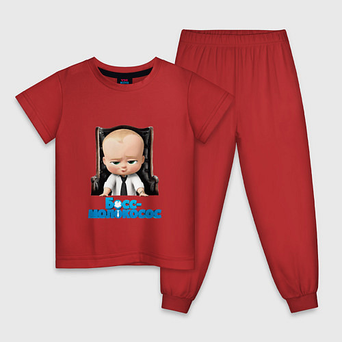 Детская пижама Boss Baby / Красный – фото 1