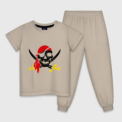 Детская пижама Пиратская футболка