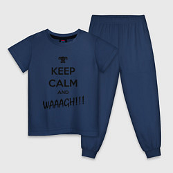 Детская пижама Keep Calm & WAAAGH