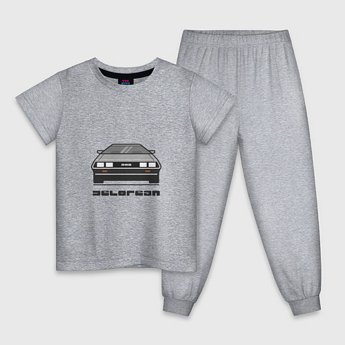 Детская пижама DeLorean / Меланж – фото 1