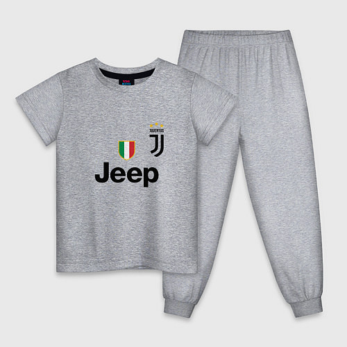 Детская пижама Ronaldo: Juve Sport / Меланж – фото 1