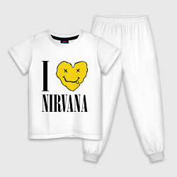Детская пижама I love Nirvana