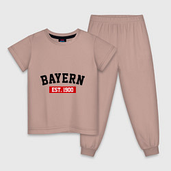 Детская пижама FC Bayern Est. 1900