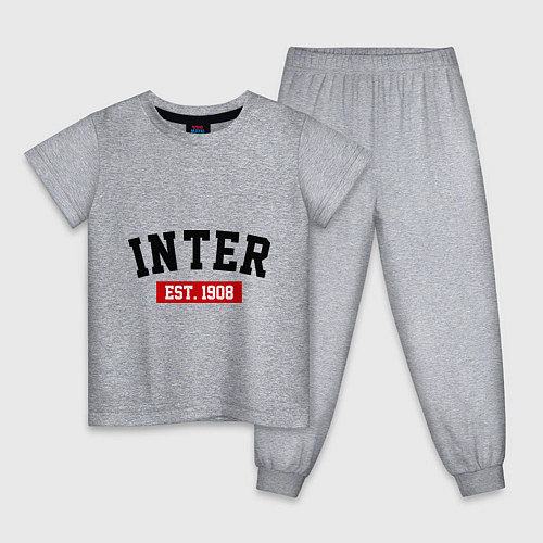 Детская пижама FC Inter Est. 1908 / Меланж – фото 1