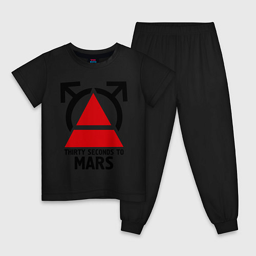 Детская пижама Thirty Seconds To Mars / Черный – фото 1