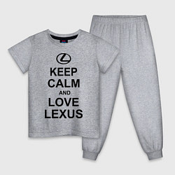 Детская пижама Keep Calm & Love Lexus