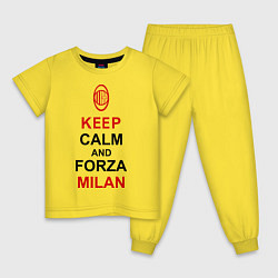Детская пижама Keep Calm & Forza Milan