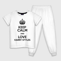 Детская пижама Keep Calm & Love Harry Styles