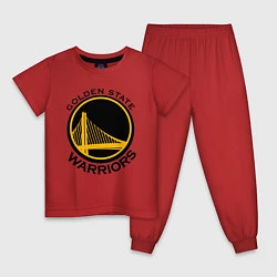 Пижама хлопковая детская GOLDEN STATE WARRIORS, цвет: красный