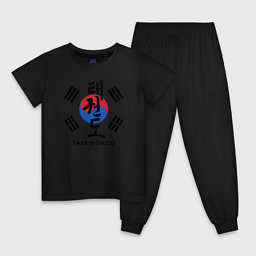 Детская пижама Taekwondo / Черный – фото 1