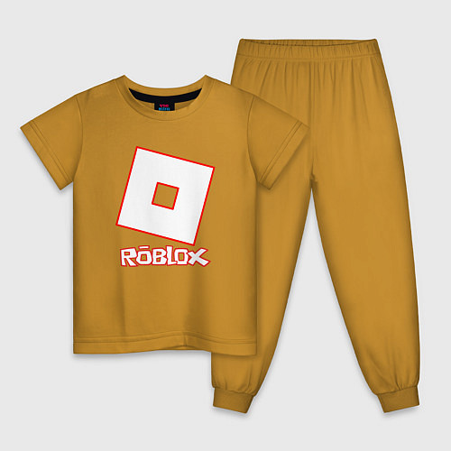 Детская пижама ROBLOX / Горчичный – фото 1