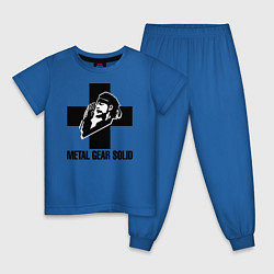 Пижама хлопковая детская Metal Gear Solid, цвет: синий