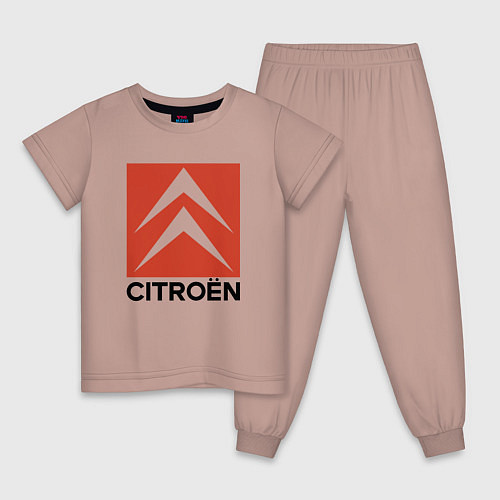Детская пижама CITROEN / Пыльно-розовый – фото 1