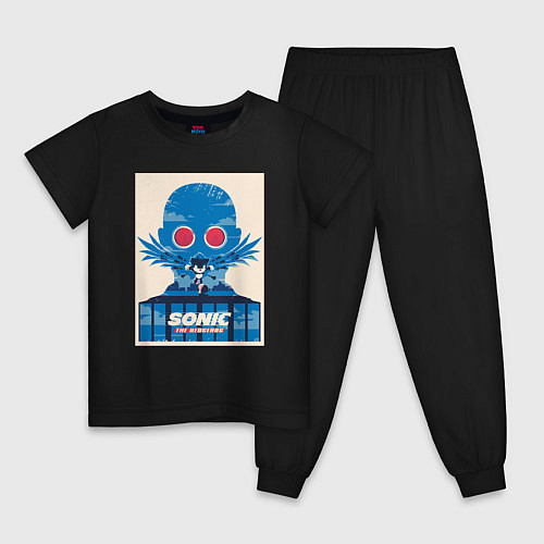 Детская пижама Sonic / Черный – фото 1
