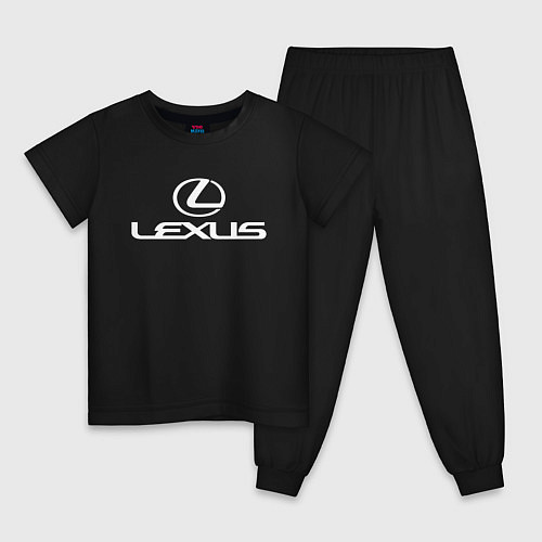 Детская пижама LEXUS / Черный – фото 1