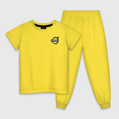 Детская пижама VOLVO / Желтый – фото 1