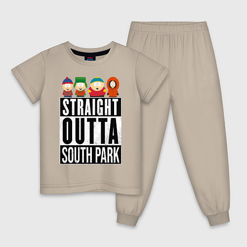 Детская пижама SOUTH PARK / Миндальный – фото 1