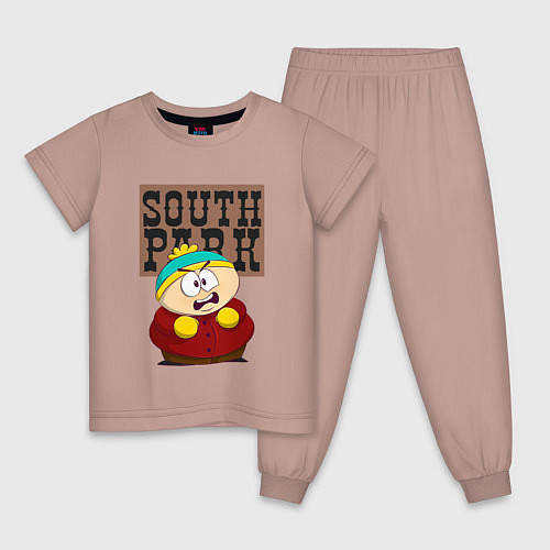 Детская пижама ЮЖНЫЙ ПАРК / Пыльно-розовый – фото 1