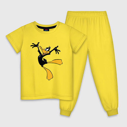 Детская пижама Даффи Дак / Желтый – фото 1