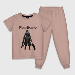 Пижама хлопковая детская Bloodborne, цвет: пыльно-розовый