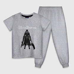 Пижама хлопковая детская Bloodborne, цвет: меланж