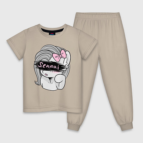 Детская пижама Senpai / Миндальный – фото 1