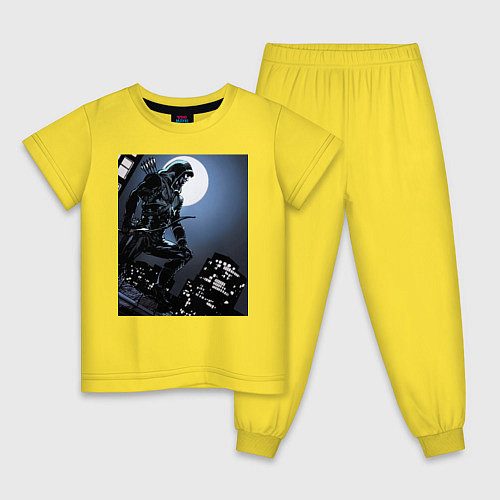 Детская пижама Green Arrow / Желтый – фото 1