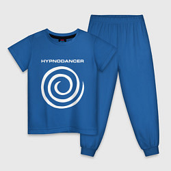 Пижама хлопковая детская HYPNODANCER, цвет: синий