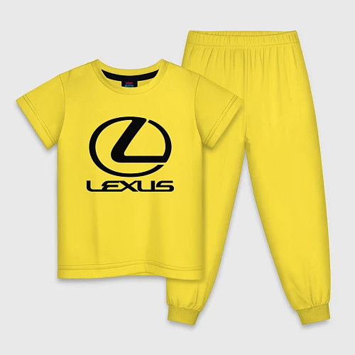 Детская пижама LEXUS / Желтый – фото 1