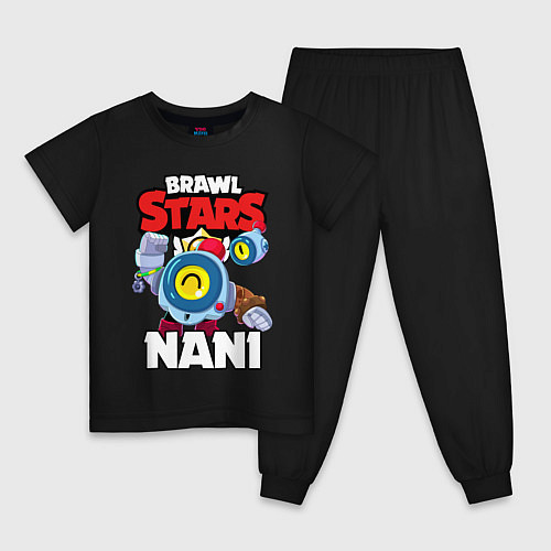 Детская пижама BRAWL STARS NANI / Черный – фото 1