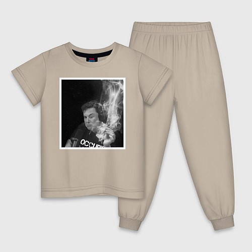 Детская пижама MASK / Миндальный – фото 1