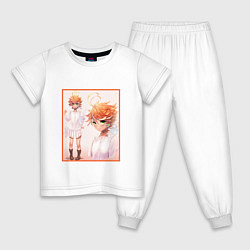 Пижама хлопковая детская Обещанная Страна Грёз Эмма, цвет: белый