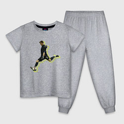 Пижама хлопковая детская Iker Casillas, цвет: меланж