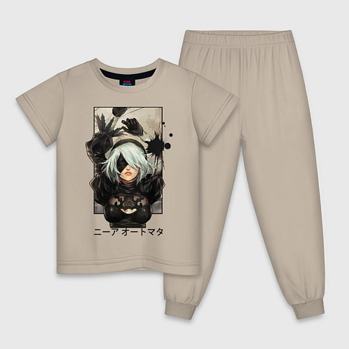 Детская пижама Nier / Миндальный – фото 1
