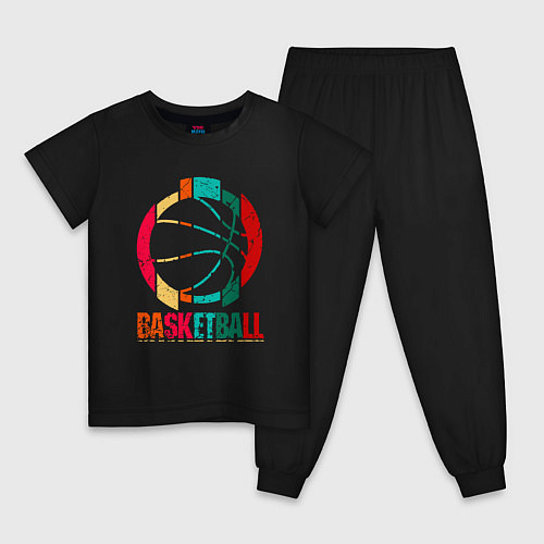 Детская пижама Color Basketball / Черный – фото 1