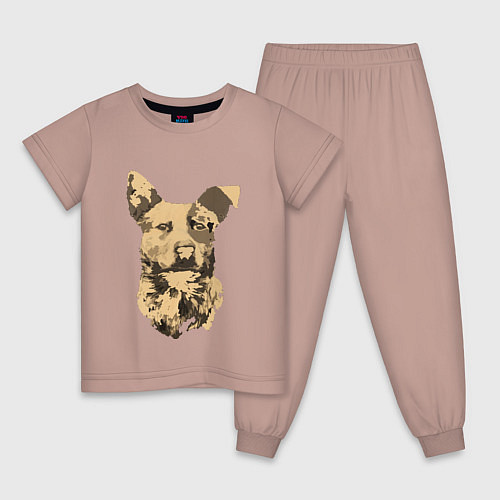 Детская пижама FC5: Бумер / Пыльно-розовый – фото 1